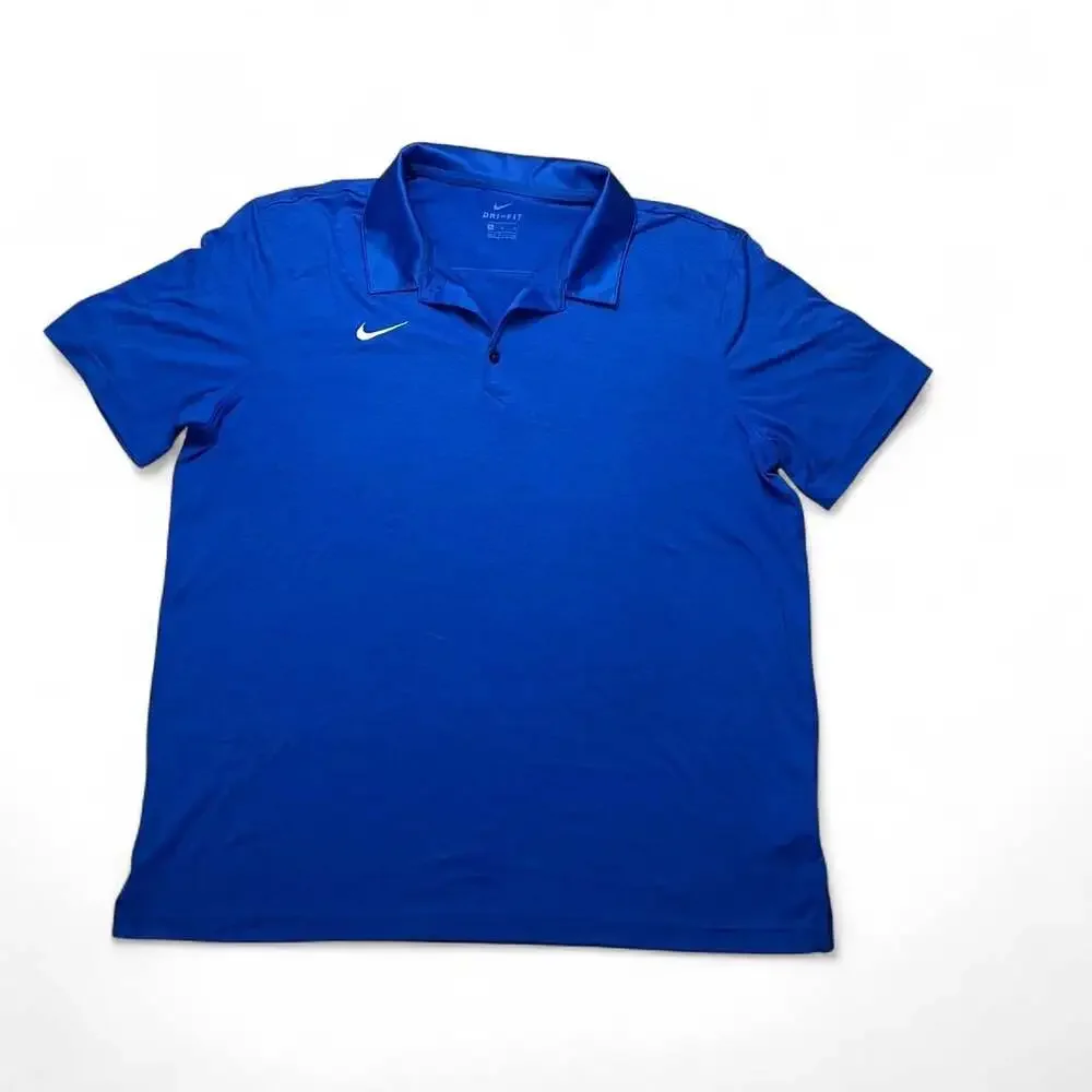 Nike Golf Dri-FIT Performance Polo Royal Blue Shirt